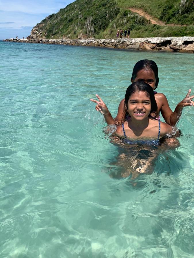 Casa Com Piscina Em Frente A Praia 阿拉亚尔-杜卡布 外观 照片